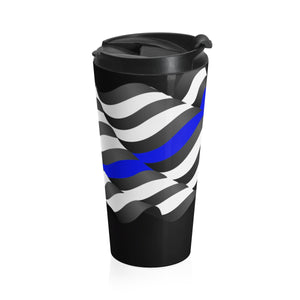 Stainless Steel Travel Mug Wavy Flag