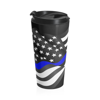 Stainless Steel Travel Mug Wavy Flag