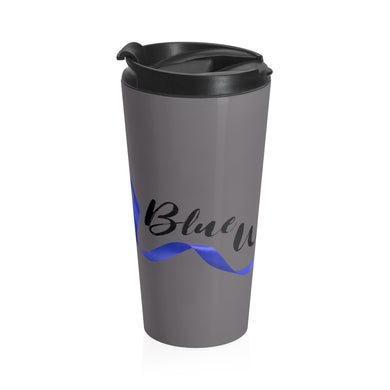 Stainless Steel Travel Mug Blue Wives