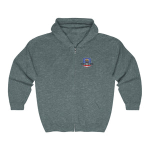 Men's / Woman's Heavy Blend™ Full Zip Hooded Sweatshirt NY logo