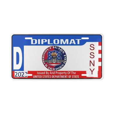 Diplomatic N.Y. Vanity Plate