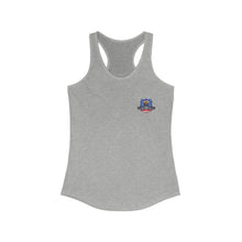 Load image into Gallery viewer, Women&#39;s Flowy Racerback Tank USA Logo