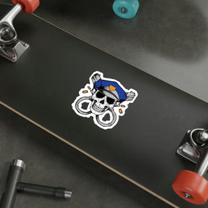 SKULL COP Die-Cut Stickers