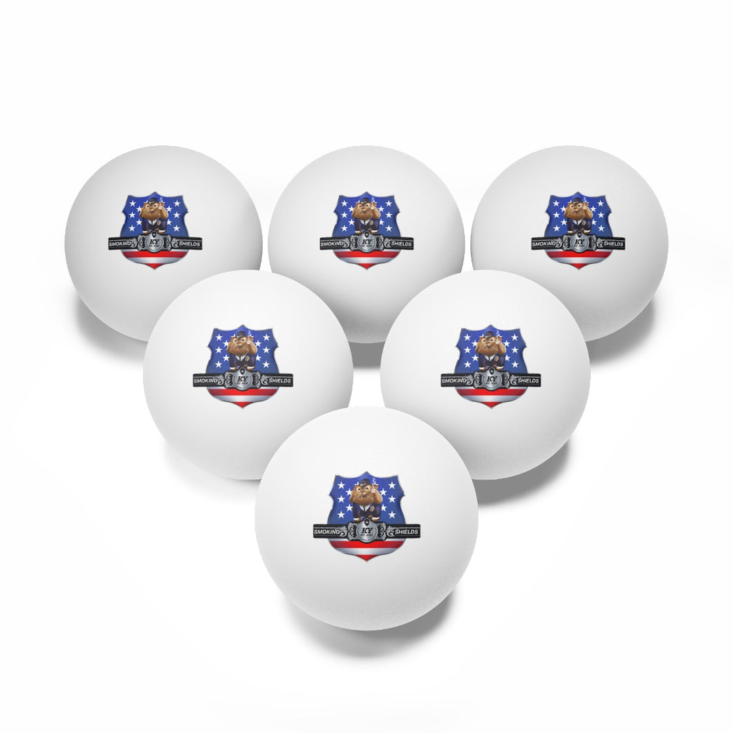 Kentucky Ping Pong Balls, 6 pcs