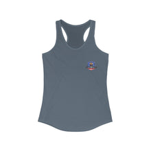 Load image into Gallery viewer, Women&#39;s Flowy Racerback Tank USA Logo
