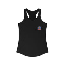Load image into Gallery viewer, Women&#39;s Flowy Racerback Tank USA Logo