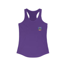 Load image into Gallery viewer, Women&#39;s Flowy Racerback Tank USA Logo