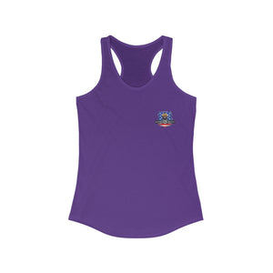 Women's Flowy Racerback Tank USA Logo