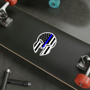 SPARTAN BLUE-LINE Die-Cut Stickers