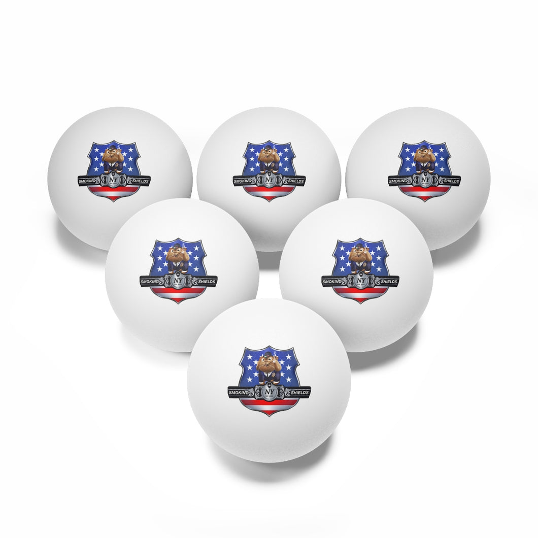 NY Ping Pong Balls, 6 pcs