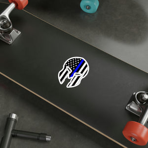 SPARTAN BLUE-LINE Die-Cut Stickers