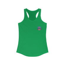 Load image into Gallery viewer, Women&#39;s Flowy Racerback Tank USA Logo
