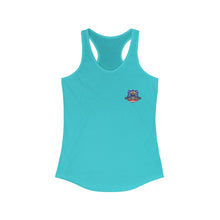Load image into Gallery viewer, Women&#39;s Flowy Racerback Tank USA Logo