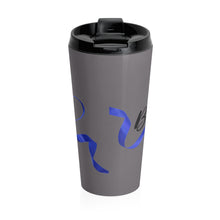 Load image into Gallery viewer, Stainless Steel Travel Mug Blue Wives