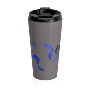 Stainless Steel Travel Mug Blue Wives