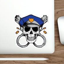 Load image into Gallery viewer, SKULL COP Die-Cut Stickers