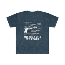 Load image into Gallery viewer, Anatomy of a pew T-Shirt