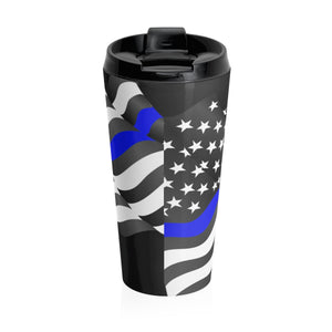 Stainless Steel Travel Mug Wavy Flag