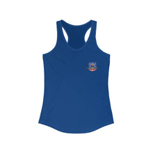 Load image into Gallery viewer, Women&#39;s Flowy Racerback Tank USA Logo