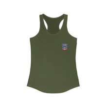 Load image into Gallery viewer, Women&#39;s Flowy Racerback Tank USA Logo