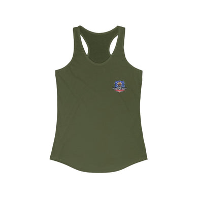 Women's Flowy Racerback Tank USA Logo
